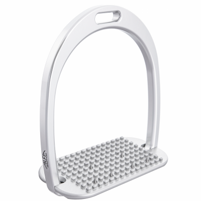 Pair of L Stirrups: Inclined Soleplate with spikes