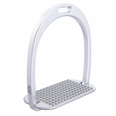 Pair of L Stirrups: Flat Soleplate