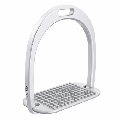 Pair of M Stirrups: Flat Soleplate Spikes